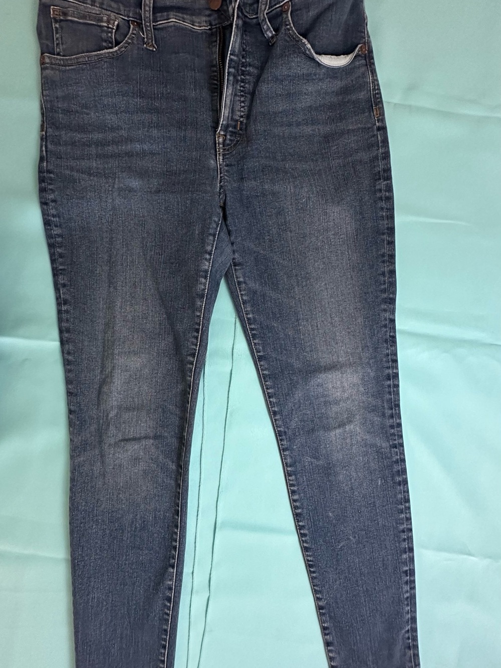 Madewell Dark Blue Skinny Jeans